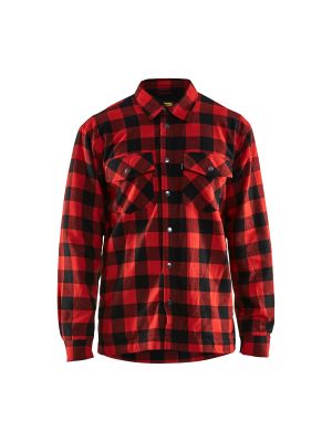 Lined Flannel Shirt 3225 Rood/Zwart - Blåkläder