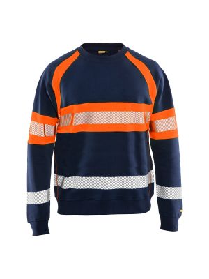 Blåkläder 3359-1158 Sweater High Vis - Marineblauw