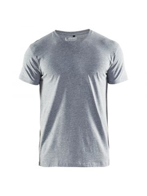 Blåkläder 3360-1059 T-shirt V-Neck - Grey Melange