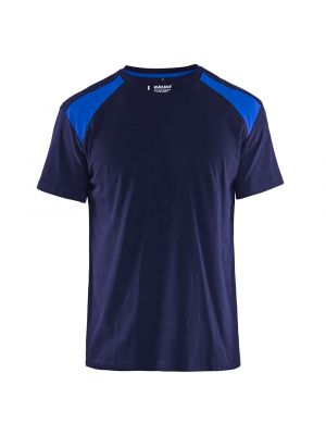 Blåkläder 3379-1042 T-Shirt Bi-Colour - Navy/Cornflower Blue