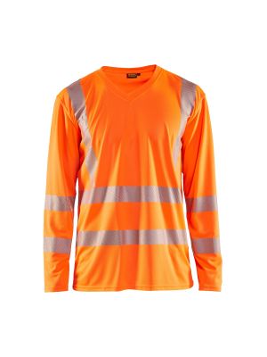 UV T-Shirt High Vis Long Sleeve 3385 High Vis Oranje - Blåkläder
