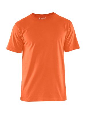 Blåkläder Werk T-Shirt 3525 5400 Oranje 71workx Voor
