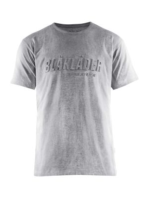 3531-1043 Werk T-shirt 3D 9000 Grey Melange Blåkläder 71Workx voor