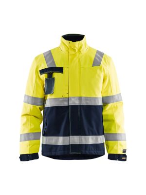 Multinorm Winter Jacket 4068 High Vis Geel/Marineblauw - Blåkläder