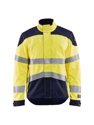 Multinorm Jacket Inherent 4089 High Vis Geel/Marine - Blåkläder