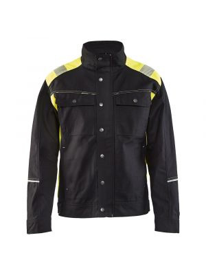 Blåkläder 4095-1370 Craftsman Jacket - Black/High Vis Yellow