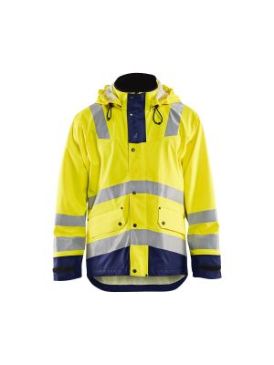 Rain Jacket Level 2 4302 High Vis Geel/Marine - Blåkläder
