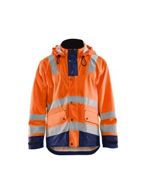 Rain Jacket Level 2 4302 High Vis Oranje/Marine - Blåkläder