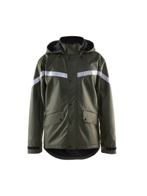 Rain Jacket Level 2 4305 Army Groen - Blåkläder