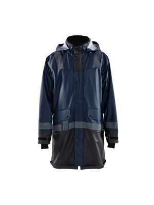 Rain Coat Level 2 4321 Donker Marineblauw/Zwart - Blåkläder