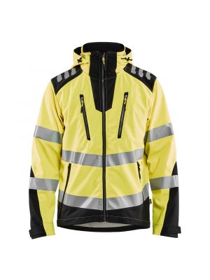 Blåkläder 4491-2513 Softshell jacket - Vis Yellow / Black