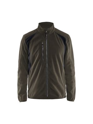 Fleece Jacket 4730 Groen/Zwart - Blåkläder
