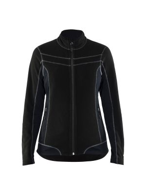 Ladies Micro Fleece Jacket 4924 Zwart - Blåkläder
