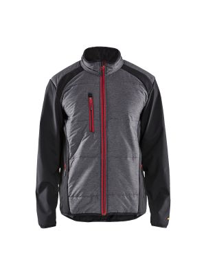Hybrid Jacket 4929 Zwart/Rood - Blåkläder