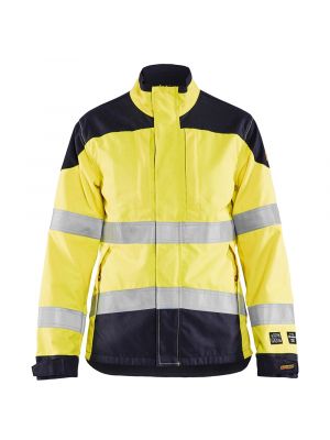 Ladies Multinorm Jacket Inherent 4969 Yellow/Navy - Blåkläder
