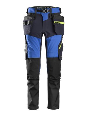 6940 Werkbroek Softshell Stretch Flexiwork Snickers True blue navy 5695 71workx voor