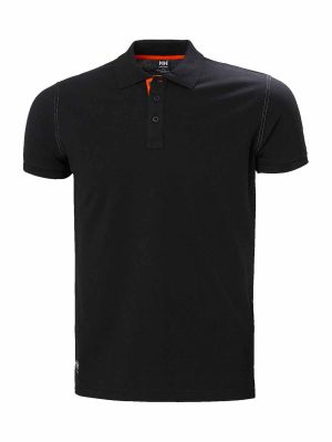 79025 Oxford Werk Polo Shirt Zwart - Helly Hansen - voor