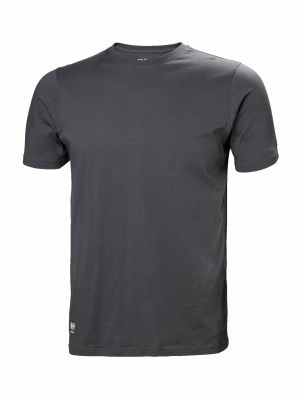 79161 Manchester Werk T-Shirt Dark Grey - Helly Hansen - voor