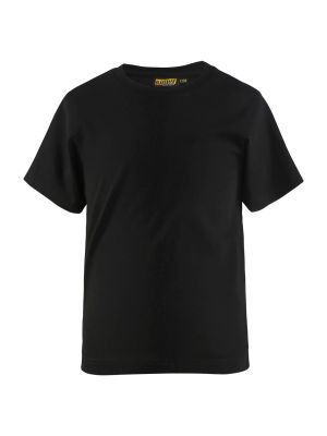 8802-1030 Kinderen T-Shirt - 9900 Zwart - Blåkläder - voorkant