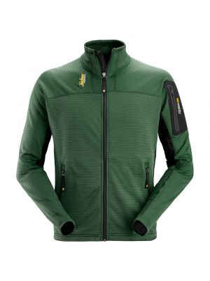 Snickers 9438 Body Mapping Micro Fleece Jack - Forest Green