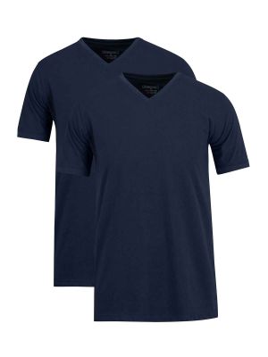 Bart Werk T-shirt 2-pack Stretch Storvik 71workx Donkerblauw paar