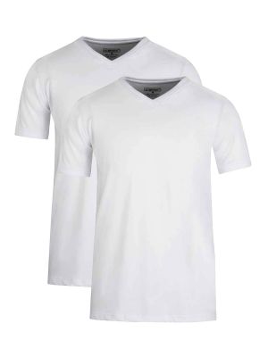 Bart Werk T-shirt 2-pack Stretch Storvik 71workx Wit voor paar