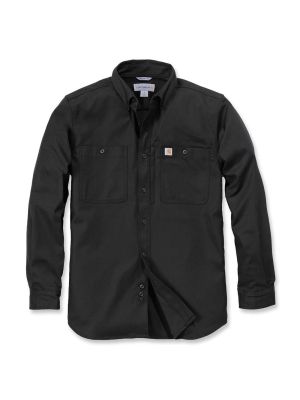 Carhartt 102538 Rugged Professional l/m Work Shirt - Black - S - 71WorkX