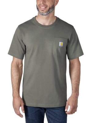 Carhartt Pocket T-shirt Korte Mouw 103296 - Dusty Olive