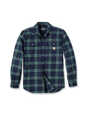 Carhartt Stevig Overhemd Flanel Ruit 106356 Frosted GH6 Balsam 71workx voor