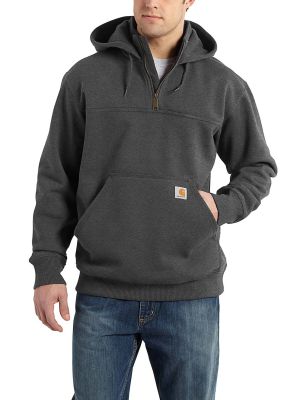 Carhartt Werk Hoodie Rain Defender 1/4 Rits 100617 - Carbon