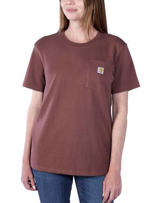 Carhartt Werk T-shirt Pocket Dames 103067 - Sable