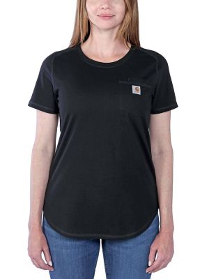 Carhartt Werk T-shirt Pocket Force Dames 105415 - Zwart