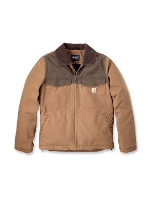 Carhartt Werkjas Montana Canvas Isolerend 106432 Brown Coffee B84 71workx voor