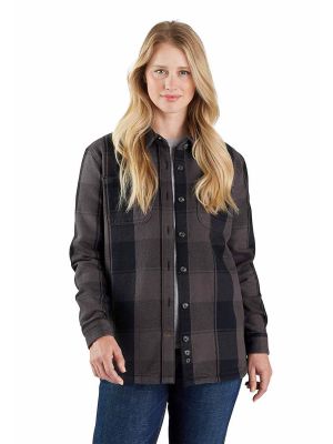 Carhartt Werkoverhemd Flanel Ruit 106450 Dames - Zwart