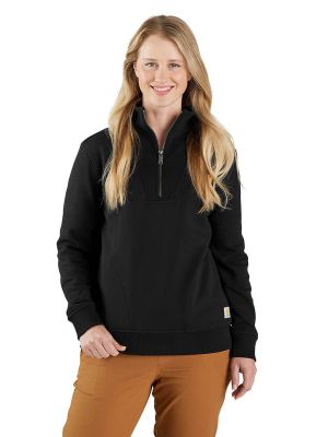 Carhartt Werktrui Half-Zip 106451 Dames - Zwart