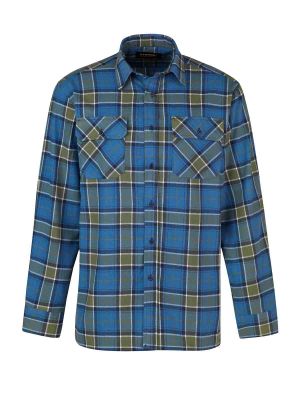 Dawson Werkoverhemd Flannel 050-W1.3 Groen Blauw Storvik 71workx voor