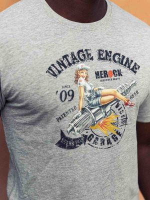 Engine Werk T-shirt Graphic Logo - Herock