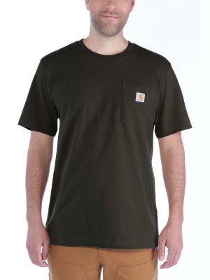 103296 T-shirt Korte Mouw met Zakje - Carhartt