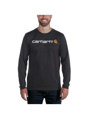 Carhartt 104107 Signature Graphic T-Shirt l/m - Carbon Heather