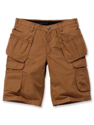 Carhartt 104201 Steel Multipocket Shorts - Carhartt Brown