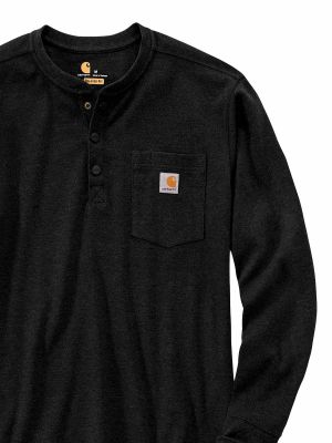 Carhartt 104429 Thermal Henley Pocket T-Shirt Lange Mouw