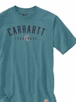 Carhartt 105148 T-shirt Korte Mouw Trademark-print