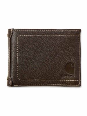 B0000209 Wallet Pebble Leather Trifold - Carhartt