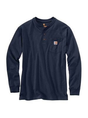 Carhartt K128 Pocket Henley T-shirt Long Sleeves