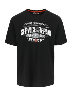 Garage Werk T-shirt Graphic Logo Herock 23MTS2203 Black 71workx voor
