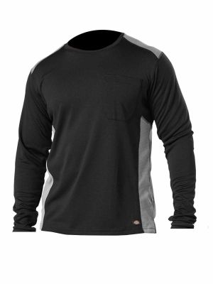 Long Sleeve Performance Temp IQ365 Werk T-Shirt Knit Black - Dickies - voor