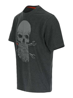 Maximus Werk T-Shirt Met Geprint Logo - Herock