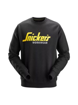 Snickers Werktrui Classic Logo 2898 71Workx Black 0400 voor