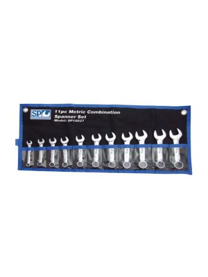 SP10027 Ringsteeksleutelset 11-delig Stubby - SP Tools 