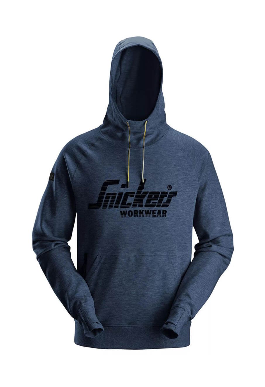 Snickers Werk Hoodie Logo 2894 - Navy main product photo